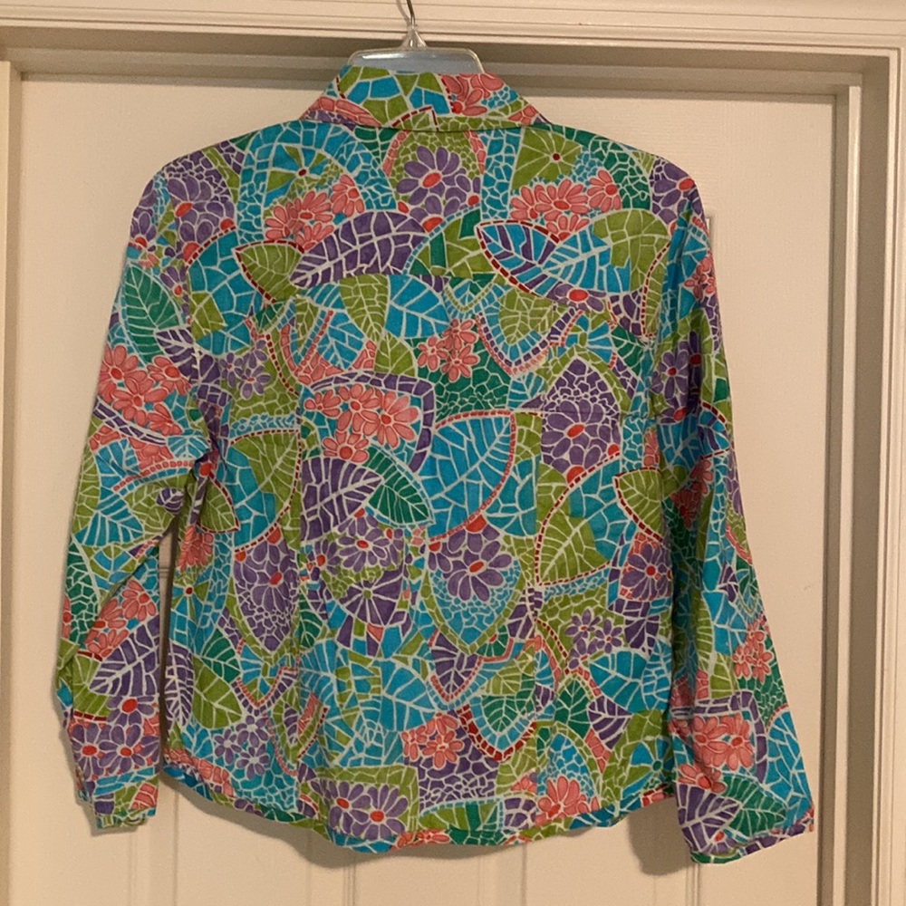 So Many Pastel Summer Colors Lightweight Jacket Pm - Picture 4 of 4